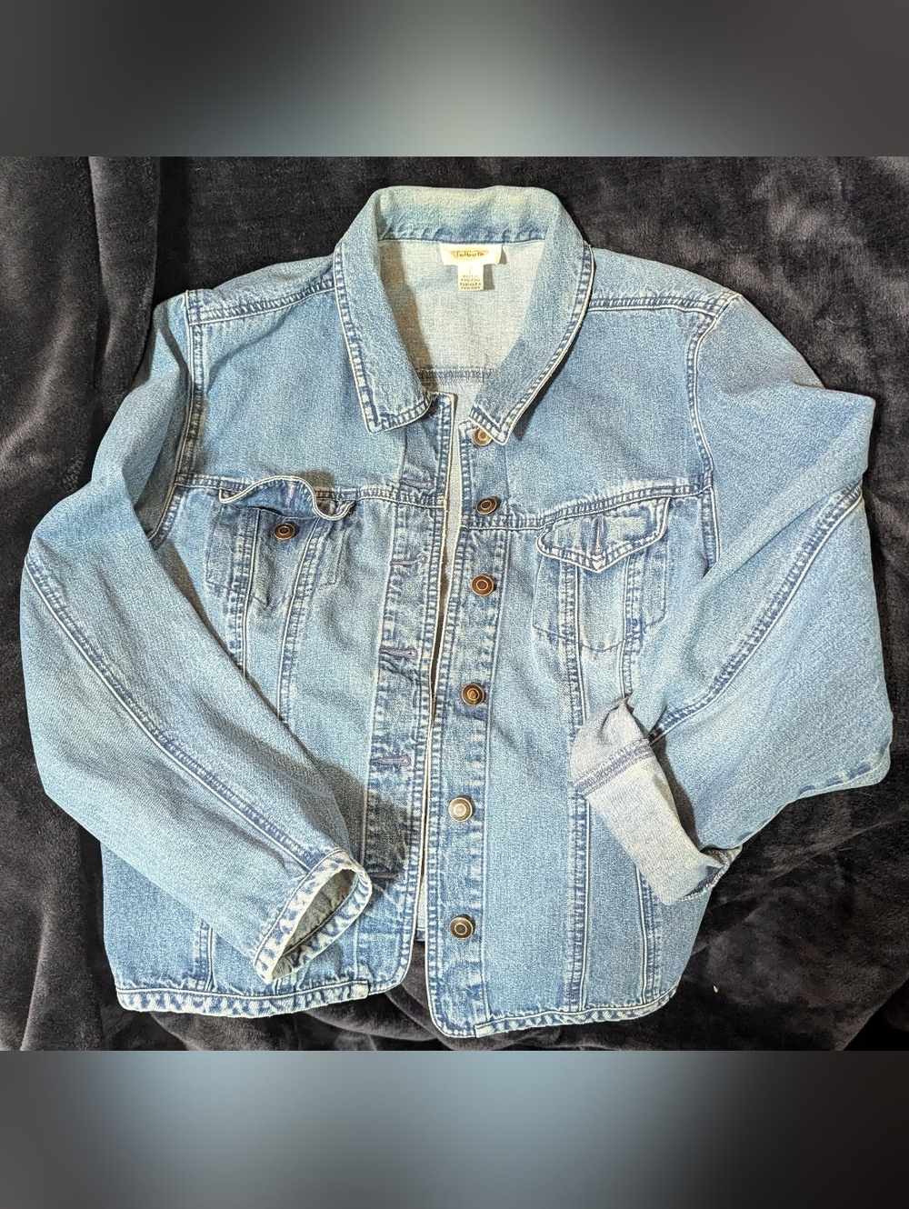 Talbots Light Blue Denim Jean Jacket